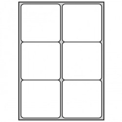 Etikety univerzálne 99,1x93,1mm Agipa A4 100 hárkov