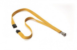 Závesný remienok DURABLE SOFT COLOUR 15mm žltý 10ks