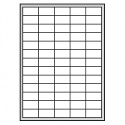 Etikety univerzálne 38x21,2mm Agipa A4 100 hárkov