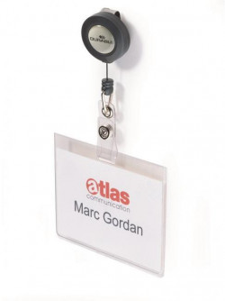 Visačka s kotúčom DURABLE 90x60mm 10ks