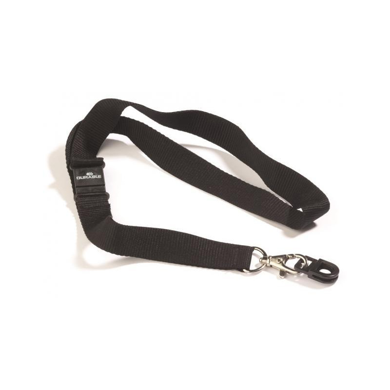 Úchyt na plastovú kartu s remienkom DURABLE CARD FIX 10ks