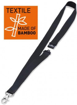 Závesný remienok DURABLE ECO 20mm čierny 10ks