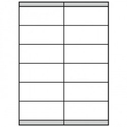 Etikety univerzálne 105x48mm Agipa A4 100 hárkov