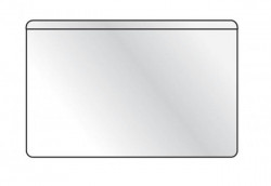 Samolepiace vrecko vizitkové s otvorom zhora DURABLE 94x61mm 100ks