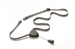 Závesný remienok DURABLE FLEX so šnúrkou čierny 10ks