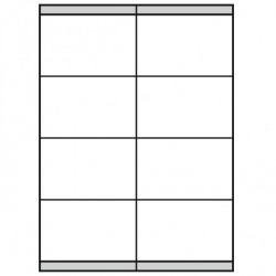 Etikety univerzálne 105x70mm Agipa A4 100 hárkov