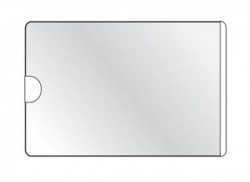 Samolepiace vrecko vizitkové s otvorom zboku DURABLE 93x62mm 100ks