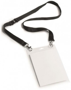 Visačka s čiernym remienkom DURABLE A6 10ks