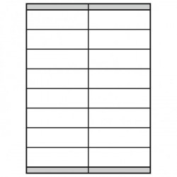 Etikety univerzálne 105x35mm Agipa A4 100 hárkov