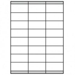 Etikety univerzálne 70x36mm Agipa A4 100 hárkov