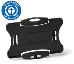 Visačka na plastovú kartu otvorená DURABLE ECO čierna 87x54mm 10ks