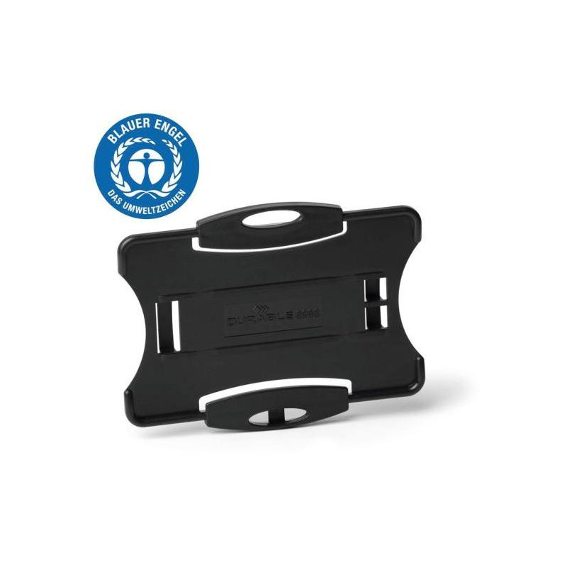 Visačka na plastovú kartu otvorená DURABLE ECO čierna 87x54mm 10ks