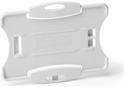 Visačka na plastovú kartu otvorená DURABLE ECO sivá 87x54mm 10ks