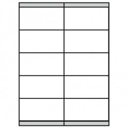 Etikety univerzálne 105x57mm Agipa A4 100 hárkov