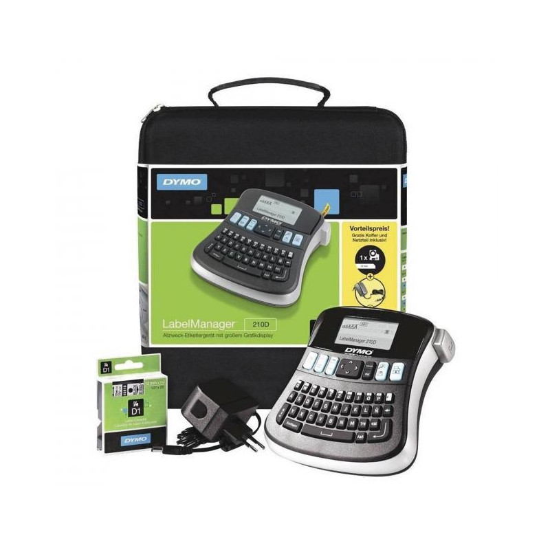 Dymo LM 210D tlačiareň štítkov kufríková sada