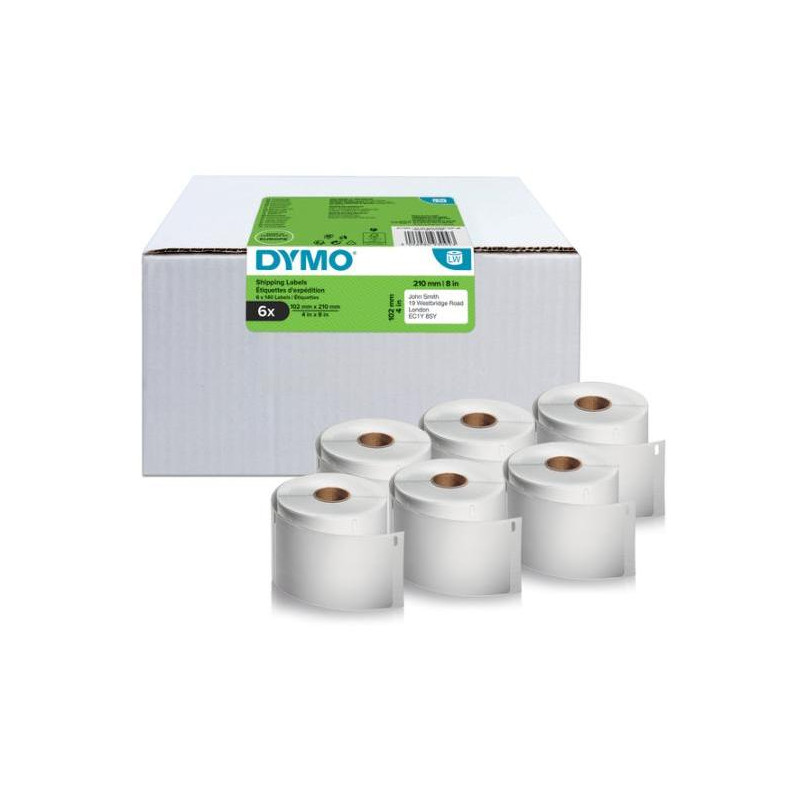 Samolepiace etikety Dymo LW 5XL 102x59 mm veľké expedičné biele 840ks