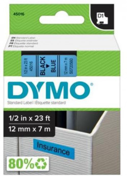 Samolepiaca páska Dymo D1 12 mm modrá/čierna