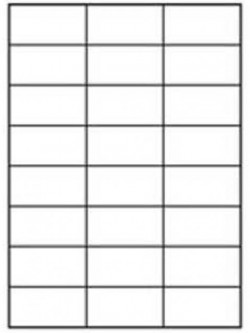 Etikety univerzálne odnímateľné 70x37mm Agipa A4 100 hárkov