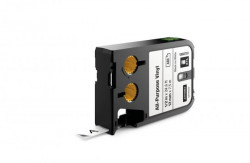 Vinylová páska Dymo XTL 12 mm biela/čierna