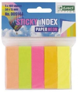 Indexové záložky 15x50mm papierové