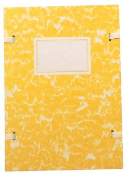 Spisové dosky A4 mramor žltý