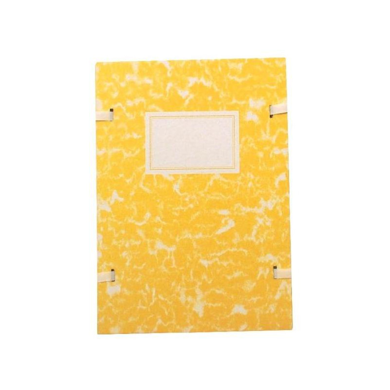 Spisové dosky A4 mramor žltý