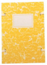 Spisové dosky A4 mramor žltý