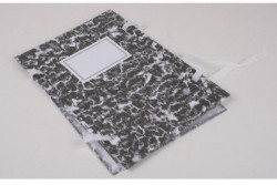 Spisové dosky A4 mramor čierno-sivé