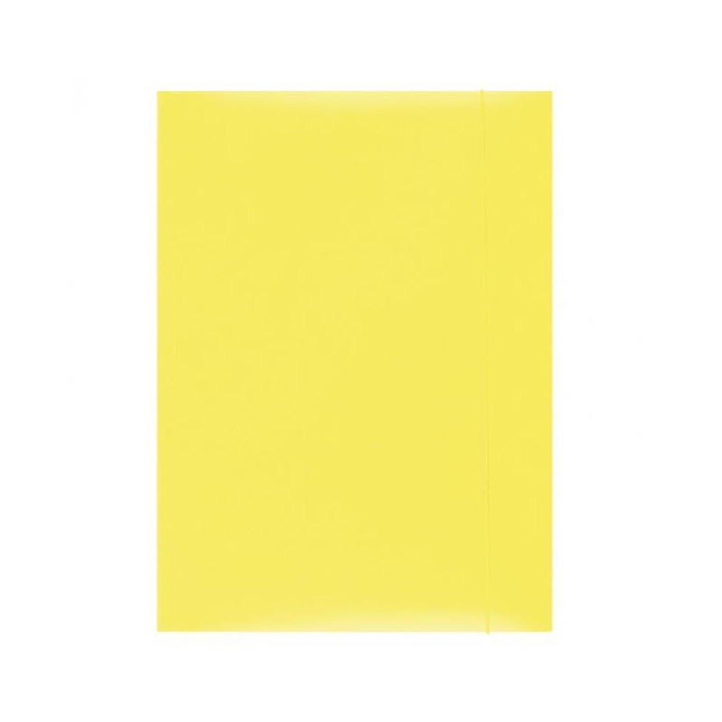 Kartónový obal s gumičkou Office Products žltý