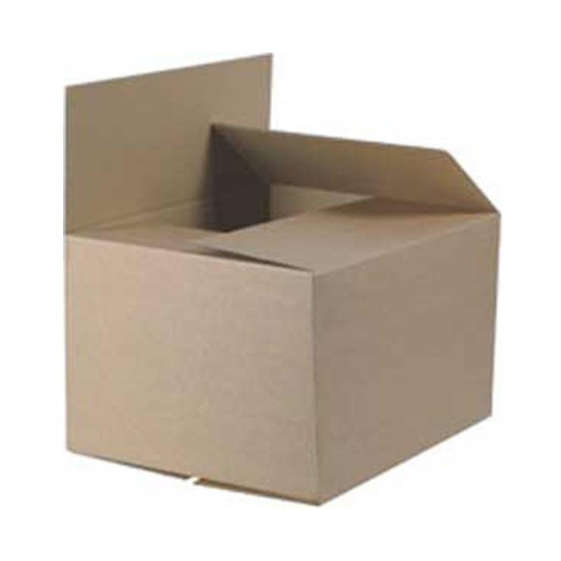 Krabica s klopou hnedá 410x320x250 mm