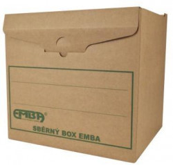 Zberný box H/H zelená potlač