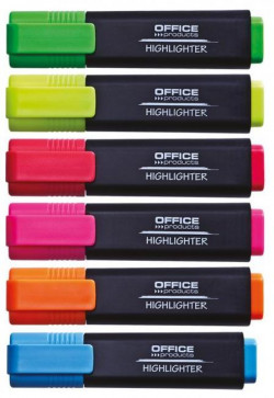 Sada zvýrazňovačov Office Products 6S
