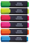Sada zvýrazňovačov Office Products 6S