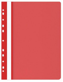 Rýchloviazač PP s eurodierovaním matný červený