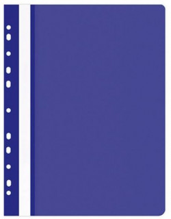 Rýchloviazač PP s eurodierovaním matný modrý