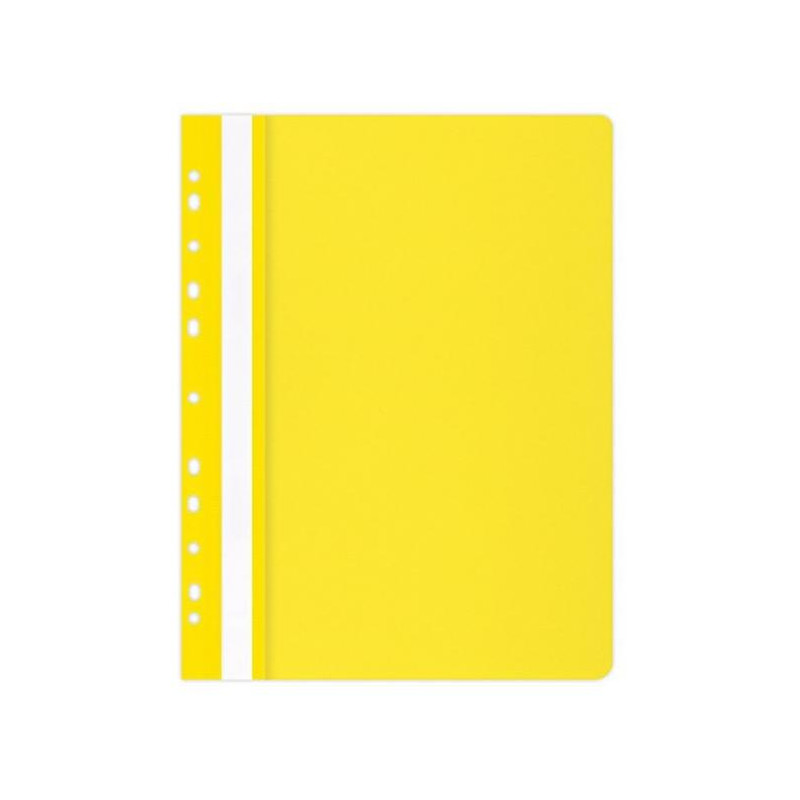 Rýchloviazač PP s eurodierovaním matný žltý