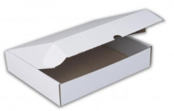 Poštová krabica 235x185x46mm biela