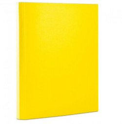 Kartónový box so suchým zipom 40mm Office products žltý