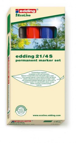 Sada permanentných popisovačov edding 21/4S