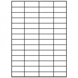 Etikety univerzálne 52x21,2mm Express Agipa A4 100 hárkov