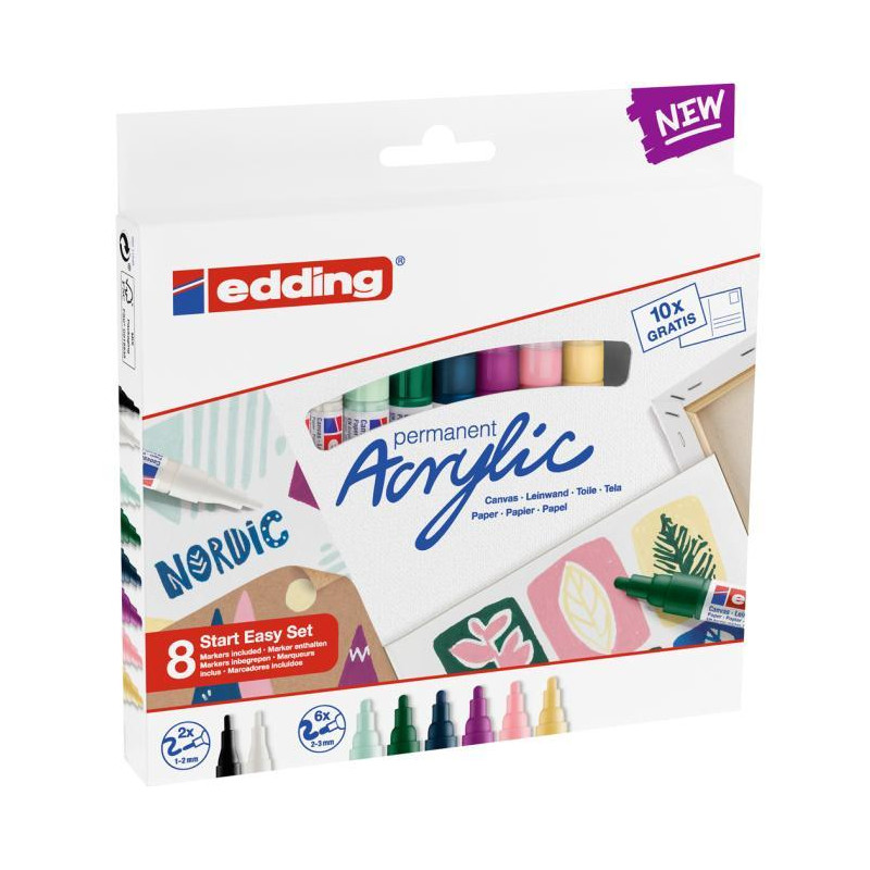 Jednoduchá akrylová štartovacia súprava nordic