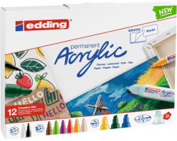 Kreatívna akrylová súprava v základných farbách