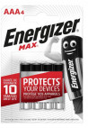 Batéria alkalická Energizer Max 1,5 V, typ AAA,4ks