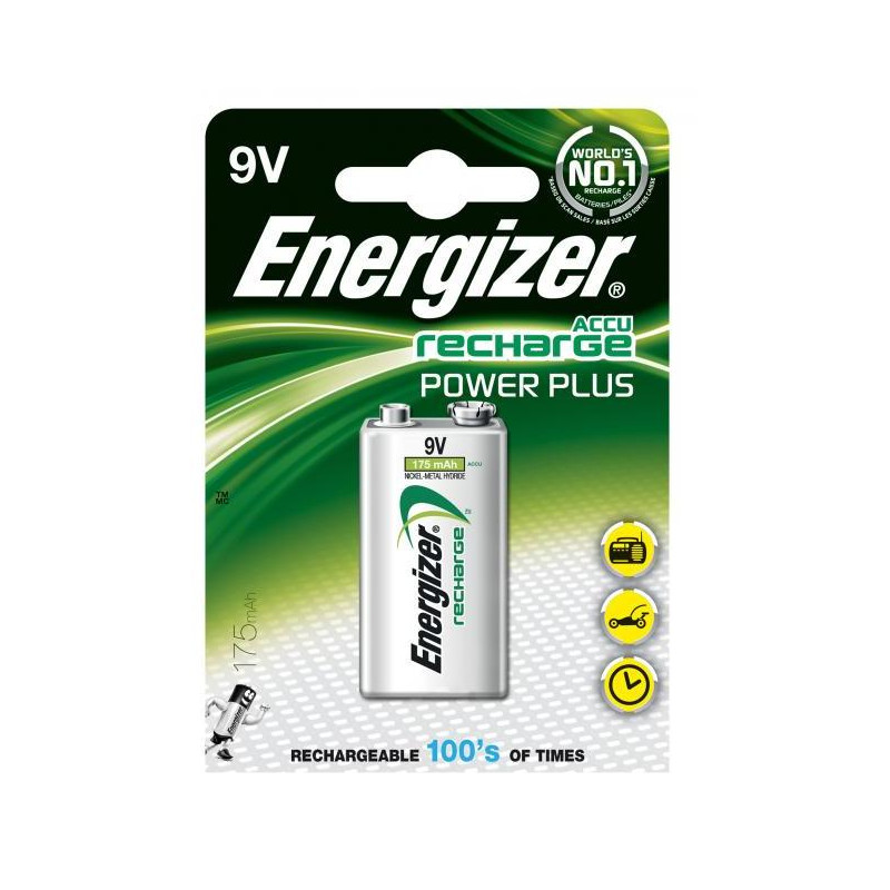 Batéria Energizer dobíjateľná 9V 175 mAh