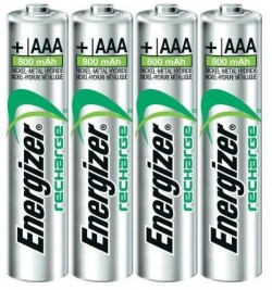 Batéria Energizer dobíjateľná AAA-HR03/4ks 800 mAh mikrotužková