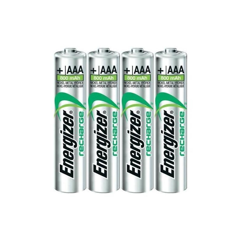 Batéria Energizer dobíjateľná AAA-HR03/4ks 800 mAh mikrotužková