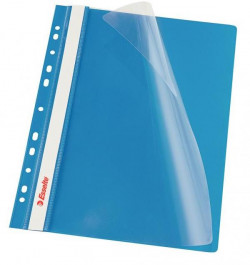 Rýchloviazač PVC s eurodierovaním Esselte VIVIDA modrý