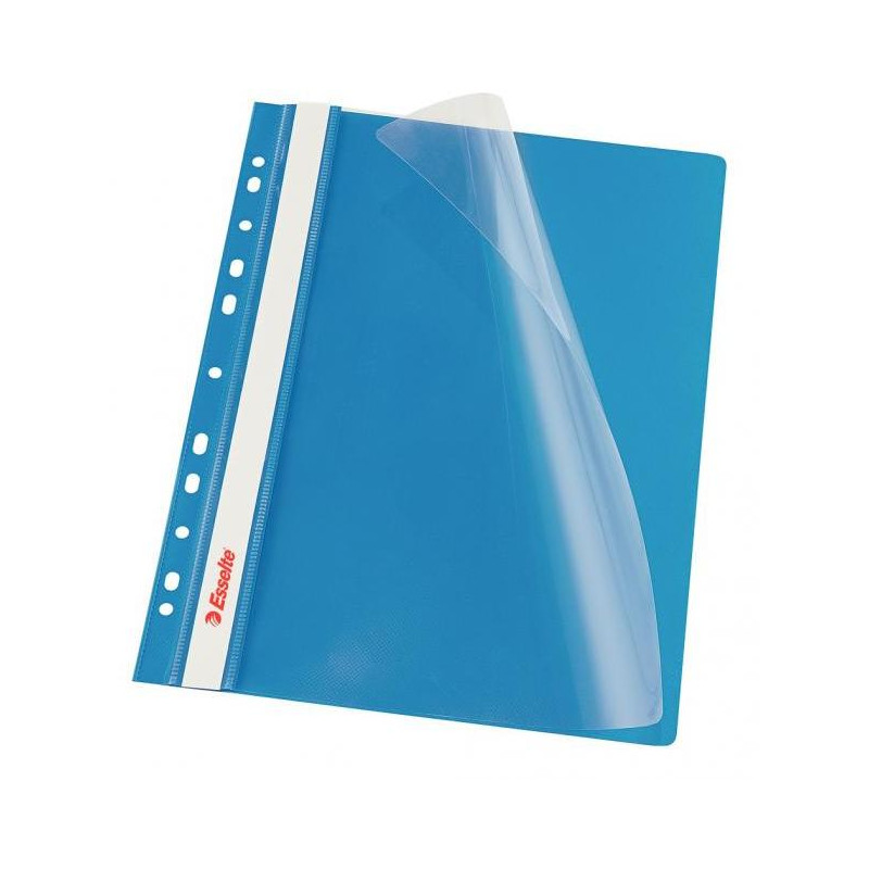 Rýchloviazač PVC s eurodierovaním Esselte VIVIDA modrý