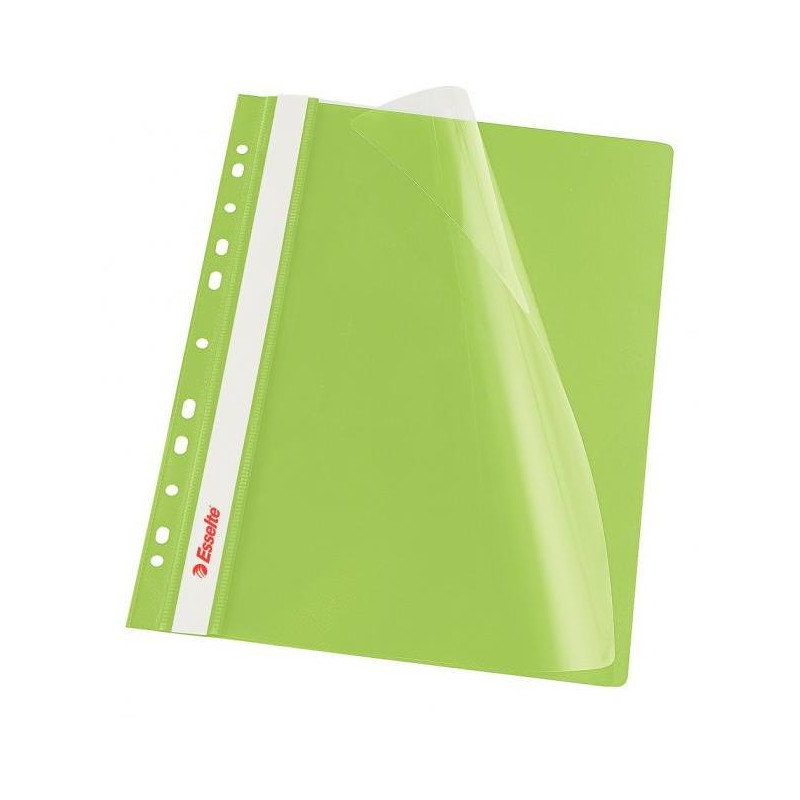 Rýchloviazač PVC s eurodierovaním Esselte VIVIDA zelený