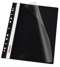 Rýchloviazač PVC s eurodierovaním Esselte VIVIDA čierny